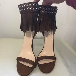 Missguided fringe heels